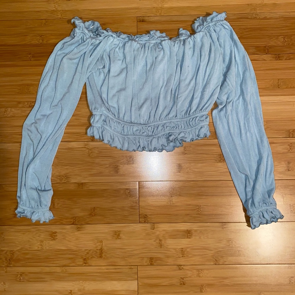 Charlotte Russe cropped long sleeve